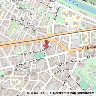 Mappa Via Giovanni Antonio Dosio, 77B, 50142 Firenze, Firenze (Toscana)
