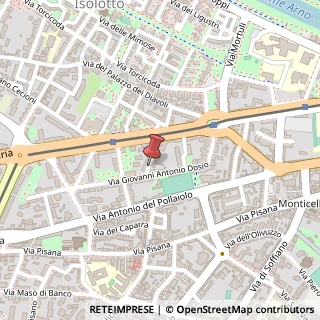 Mappa Via Baldassarre Franceschini, 23, 50142 Firenze, Firenze (Toscana)