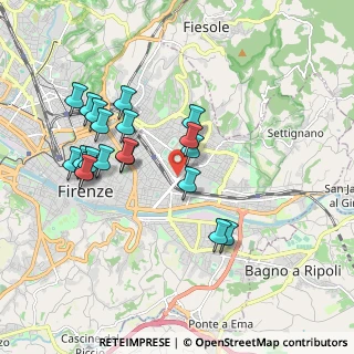 Mappa Via Fratelli Bandiera, 50137 Firenze FI, Italia (1.892)