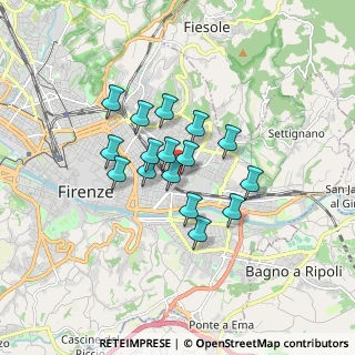 Mappa Via Fratelli Bandiera, 50137 Firenze FI, Italia (1.24125)