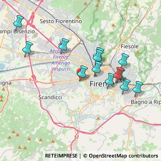 Mappa Via del Chiesino, 50142 Firenze FI, Italia (4.02077)