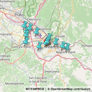 Mappa Via del Chiesino, 50142 Firenze FI, Italia (5.63462)