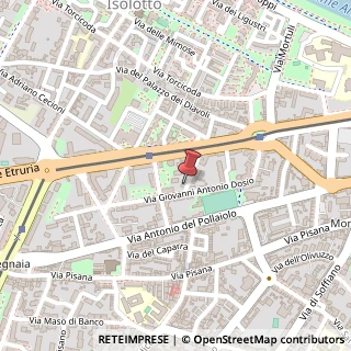 Mappa Via Baldassarre Franceschini, 42, 50142 Firenze, Firenze (Toscana)