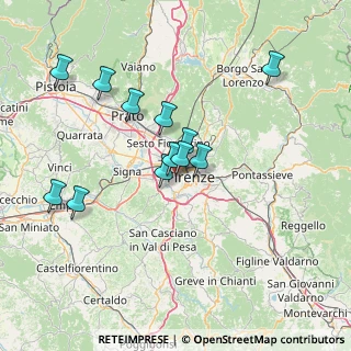 Mappa Via Baldassarre Franceschini, 50142 Firenze FI, Italia (13.45167)
