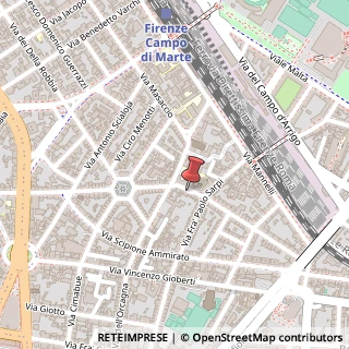 Mappa Via Luca Landucci, 57, 50136 Firenze, Firenze (Toscana)