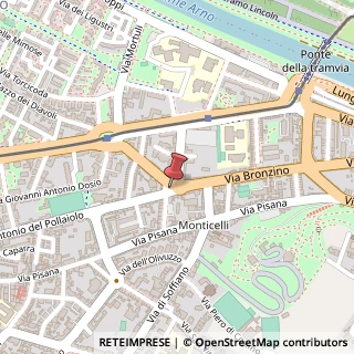 Mappa Via Bronzino, 50142 Firenze, Firenze (Toscana)