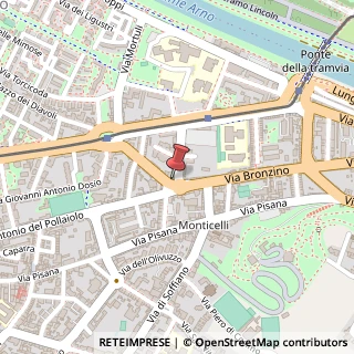 Mappa Via Bronzino, 48/50 r, 50142 Firenze, Firenze (Toscana)