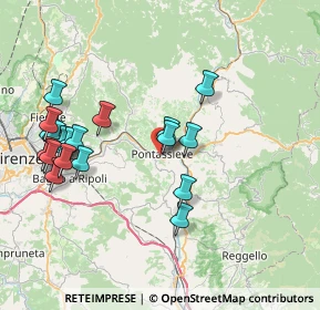 Mappa Pontassieve, 50065 Pontassieve FI, Italia (8.4415)