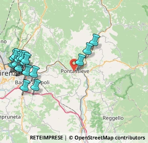 Mappa Pontassieve, 50065 Pontassieve FI, Italia (10.753)