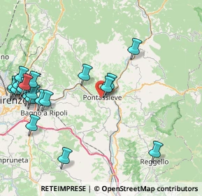 Mappa Pontassieve, 50065 Pontassieve FI, Italia (10.5785)