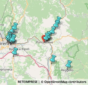 Mappa Pontassieve, 50065 Pontassieve FI, Italia (9.5025)