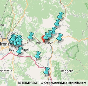 Mappa Pontassieve, 50065 Pontassieve FI, Italia (8.606)