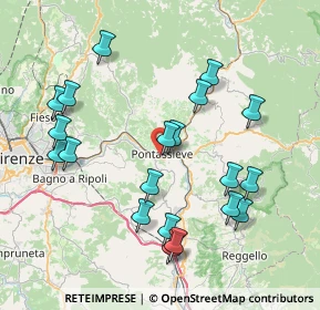 Mappa Pontassieve, 50065 Pontassieve FI, Italia (8.444)