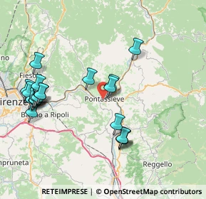 Mappa Pontassieve, 50065 Pontassieve FI, Italia (8.837)