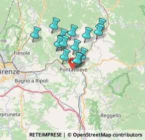Mappa Pontassieve, 50065 Pontassieve FI, Italia (5.474)