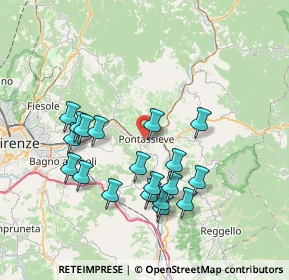 Mappa Pontassieve, 50065 Pontassieve FI, Italia (7.42526)