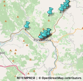 Mappa Pontassieve, 50065 Pontassieve FI, Italia (3.43167)