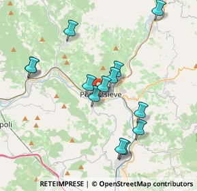 Mappa Pontassieve, 50065 Pontassieve FI, Italia (3.75923)