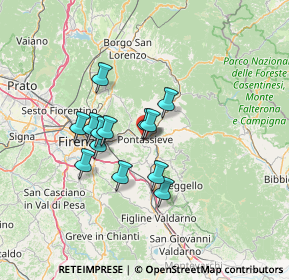 Mappa Pontassieve, 50065 Pontassieve FI, Italia (10.64538)