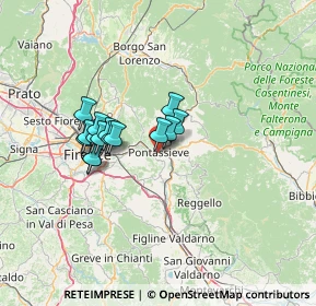 Mappa Pontassieve, 50065 Pontassieve FI, Italia (10.534)