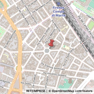 Mappa Piazza Guglielmo Oberdan, 15, 50136 Firenze, Firenze (Toscana)