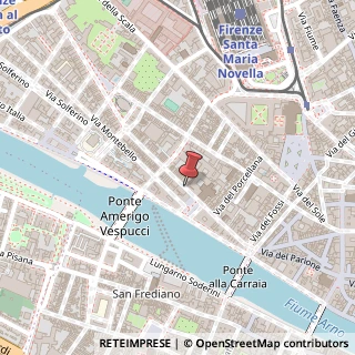 Mappa Borgo ognissanti 3, 50123 Firenze, Firenze (Toscana)