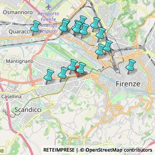 Mappa VIA JACOPO CHIMENTI N. 16 - FIRENZE, 50012 Firenze FI, Italia (2.05875)