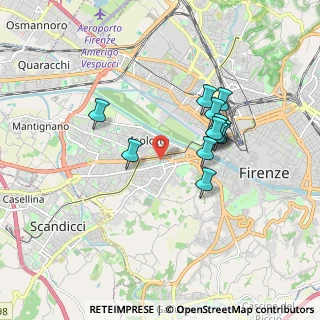 Mappa VIA JACOPO CHIMENTI N. 16 - FIRENZE, 50012 Firenze FI, Italia (1.5275)