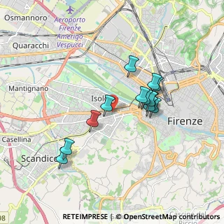 Mappa VIA JACOPO CHIMENTI N. 16 - FIRENZE, 50012 Firenze FI, Italia (1.54154)