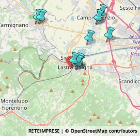 Mappa Via San Martino, 50055 Lastra a Signa FI, Italia (3.72727)