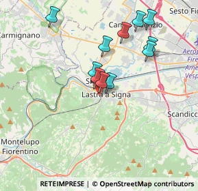 Mappa Via San Martino, 50055 Lastra a Signa FI, Italia (3.51091)