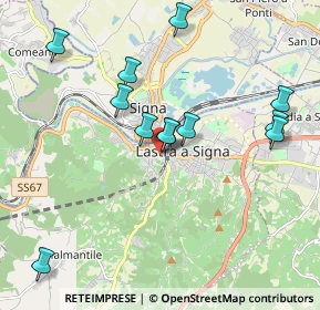 Mappa Via San Martino, 50055 Lastra a Signa FI, Italia (1.99)