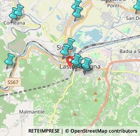 Mappa Via San Martino, 50055 Lastra a Signa FI, Italia (2.33615)