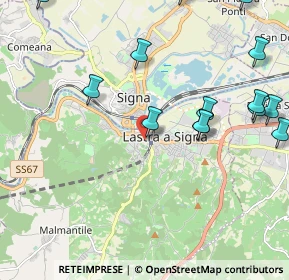 Mappa Via San Martino, 50055 Lastra a Signa FI, Italia (2.79867)