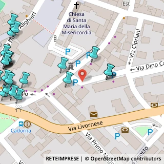 Mappa Via Gino Bechi, 50055 Lastra a Signa FI, Italia (0.07778)