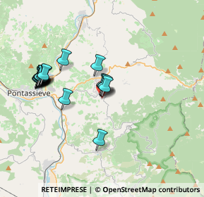 Mappa Via del Ponte Vecchio, 50060 Pelago FI, Italia (3.75)