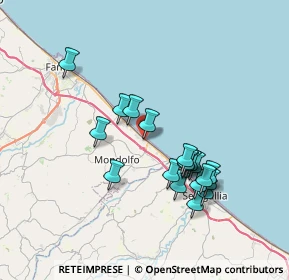 Mappa Via 4 Novembre, 61037 Marotta PU, Italia (6.80421)