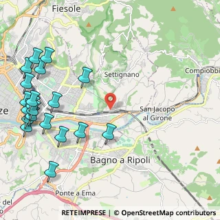 Mappa Via Odoardo Spadaro, 50136 Firenze FI, Italia (3.0295)
