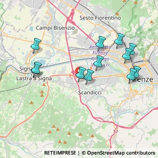 Mappa Via Girolamo Minervini, 50142 Firenze FI, Italia (4.29583)