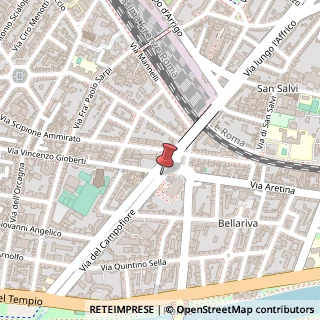 Mappa Via del Campofiore,  112, 50136 Firenze, Firenze (Toscana)