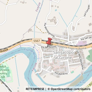 Mappa Via del Girone,  11, 50014 Fiesole, Firenze (Toscana)