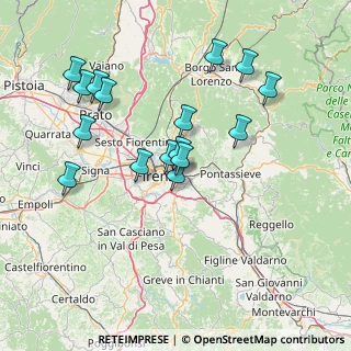 Mappa Villa Torre Rossa, 50135 Firenze FI, Italia (14.88625)