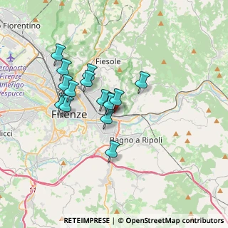 Mappa Villa Torre Rossa, 50135 Firenze FI, Italia (2.87267)