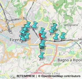 Mappa Via di S. Salvi, 50136 Firenze FI, Italia (1.3985)