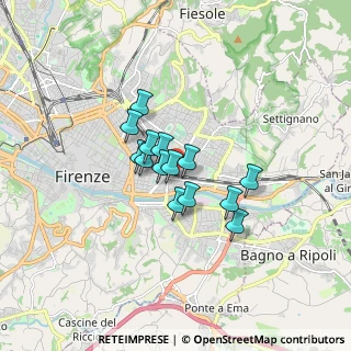 Mappa Via di S. Salvi, 50136 Firenze FI, Italia (1.09571)