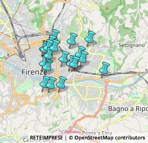 Mappa Via Aretina, 50136 Pontassieve FI, Italia (1.3465)