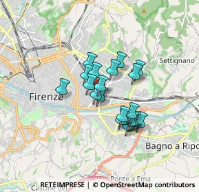 Mappa Via Aretina, 50136 Pontassieve FI, Italia (1.2295)