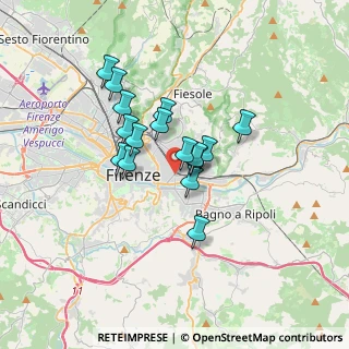 Mappa Via Aretina, 50136 Pontassieve FI, Italia (2.59875)