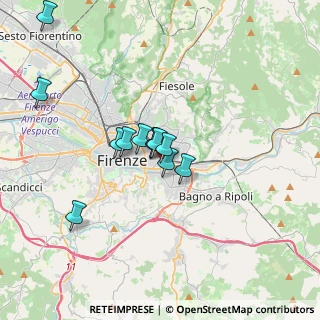 Mappa Via Aretina, 50136 Pontassieve FI, Italia (2.825)