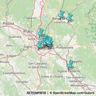 Mappa Via Aretina, 50136 Pontassieve FI, Italia (8.46333)